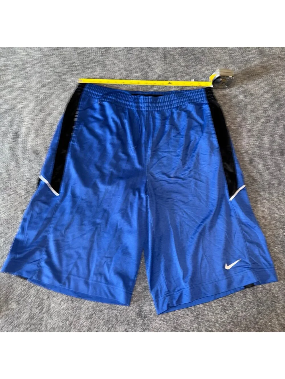 Nike Basketball Grail Blue Baggy Hoop Shorts Mens XL Vtg y2k 90s Rare